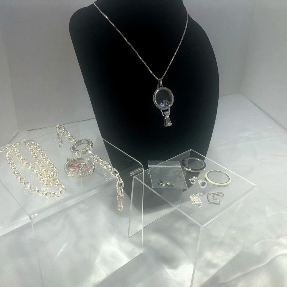 Origami Owl brand bracelets and charms